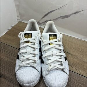 Adidas White and Black Classic Sneakers